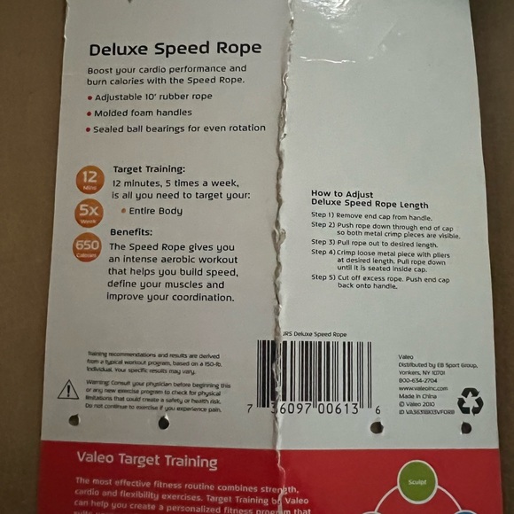 VALEO SPEED ROPE-NEW - Picture 2 of 2